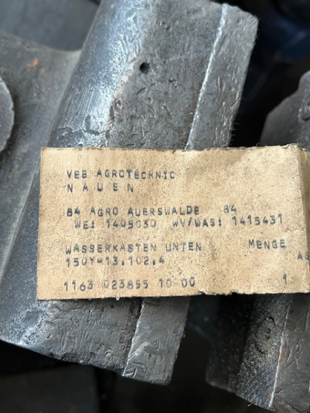 Wasserkasten unten vom Kühler für den T150K